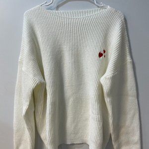 Pretty Garden Long Sleeve Sweater, Size Large (NWOT)